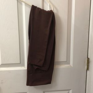 Brown soft inner liner leggings